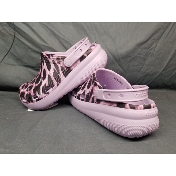 Crocs Animal Cutie Clogs Platform Leopard 207838-90L Girls Size 5 NEW WITH TAGS! - Picture 5 of 6